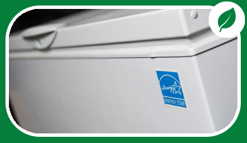 An ENERGY STAR freezer An ENERGY STAR freezer