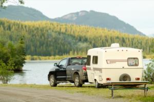 Truck and trailer site