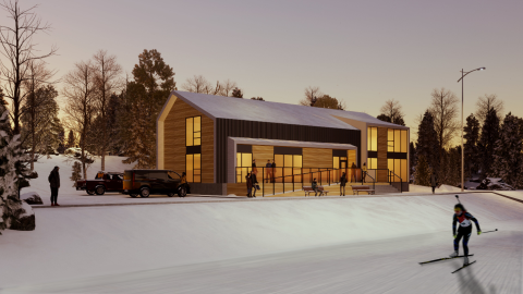 Biathlon Yukon new building rendering