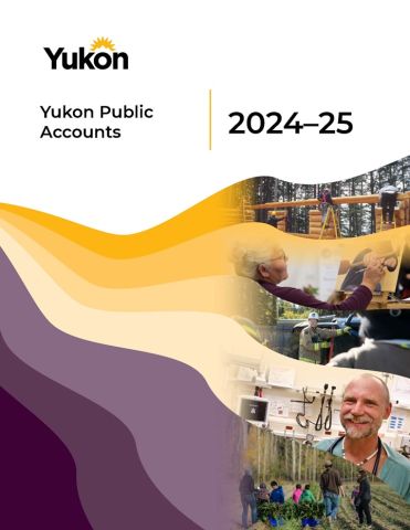 Cover image of the Government of Yukon's Public Accounts 2024–25