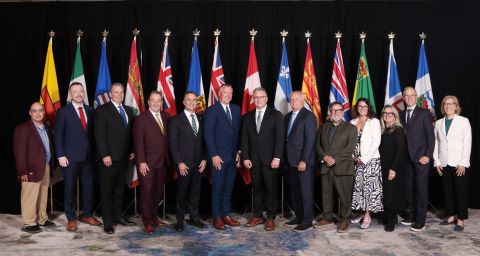 Federal, Provincial and Territorial Ministers of Agriculture at their annual  conference in Halifax, Nova Scotia. Photo credit: Darrow Multimedia Inc.