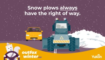 Winter driving snow plough right of way Winter driving snow plough right of way